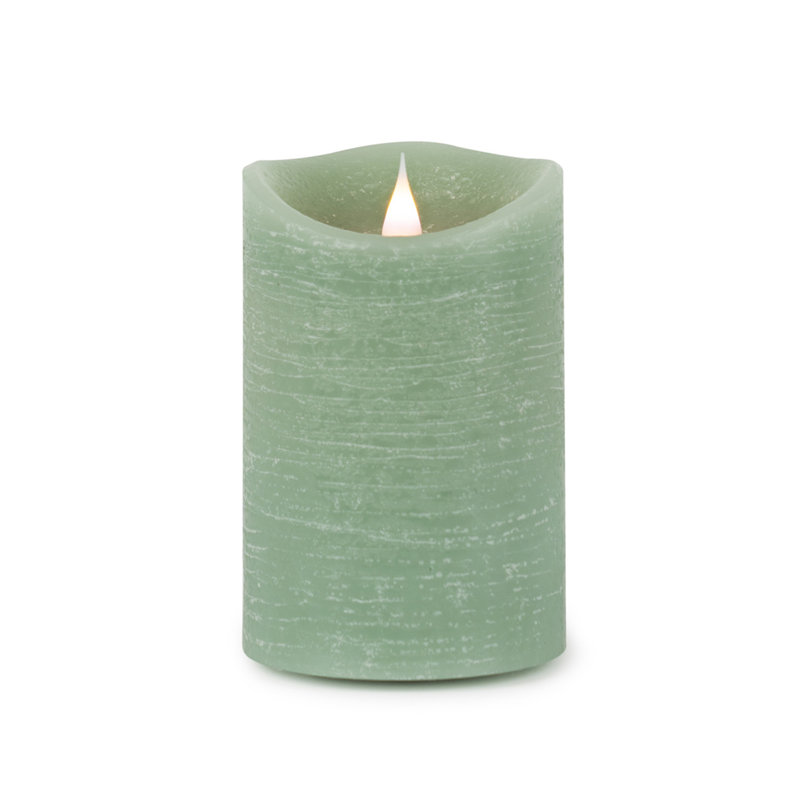 The Twillery Co.® LED Wax Dripping Pillar Candle Wayfair
